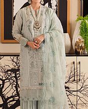 Zarqash Light Turquoise Swiss Voile Suit- Pakistani Designer Lawn Suits