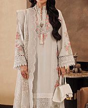 Zarqash Ash Grey Swiss Voile Suit- Pakistani Lawn Dress