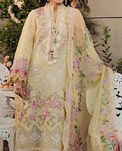 Zarqash Yellow Swiss Voile Suit- Pakistani Designer Lawn Suits