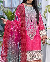 Hot Pink Lawn Suit (2 Pcs)- Pakistani Lawn Dress