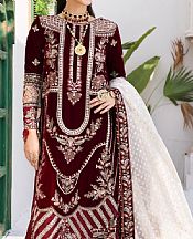 Maroon Velvet Suit
