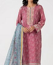 Tea Pink Lawn Suit- Pakistani Lawn Dress