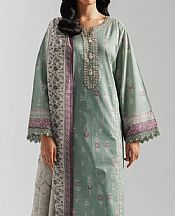 Mint Green Lawn Suit