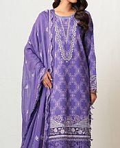 Zeen Purple Lawn Suit- Pakistani Designer Lawn Suits