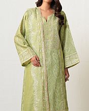 Pale Olive Green Lawn Suit
