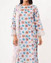 Off White Lawn Suit