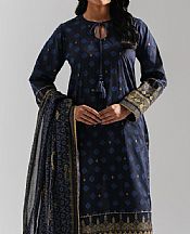 Navy Lawn Suit