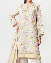 Beige Lawn Suit