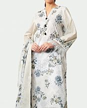 Light Grey Lawn Suit