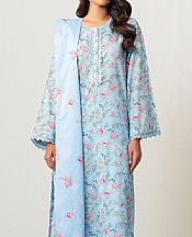 Light Blue Lawn Suit
