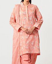 Peach Lawn Suit