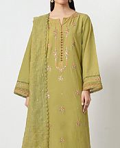 Olive Green Cambric Suit