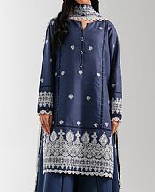 Zeen Navy Blue Lawn Suit- Pakistani Designer Lawn Suits