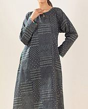 Zeen Dark Grey Lawn Suit (2 pcs)- Pakistani Lawn Dress