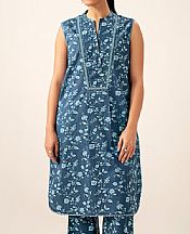 Prussian Blue Lawn Suit (2 pcs)