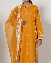 Zeen Cadmium Orange Cambric Suit- Pakistani Designer Lawn Suits