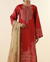 Zeen Cornell Red Lawn Suit- Pakistani Designer Lawn Suits
