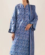 Zeen Royal Blue Lawn Suit- Pakistani Designer Lawn Suits