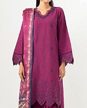 Dark Raspberry Khaddar Suit