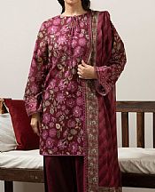Zeen Maroon Lawn Suit- Pakistani Designer Lawn Suits