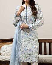 Zeen Off White Lawn Suit- Pakistani Lawn Dress