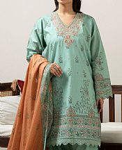 Zeen Mint Green Lawn Suit- Pakistani Designer Lawn Suits