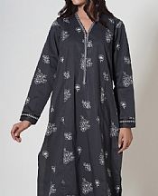 Zeen Charcoal Cambric Kurti- Pakistani Lawn Dress