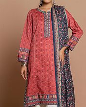 Brink Pink Cambric Suit (2 Pcs)- Pakistani Winter Dress