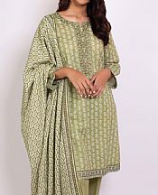 Apple Green Khaddar Suit- Pakistani Winter Clothing