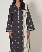 Zeen Black Cambric Suit- Pakistani Designer Lawn Suits