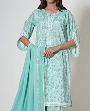 Zeen Light Turquoise Cambric Suit- Pakistani Winter Dress