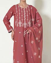 Zeen Auburn Red Karandi Suit- Pakistani Winter Clothing