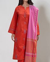 Zeen Orange Micro Suit- Pakistani Winter Clothing