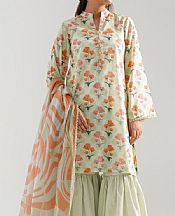 Zeen Light Green Lawn Suit- Pakistani Lawn Dress