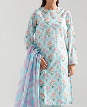 Zeen Sky Blue Lawn Suit- Pakistani Designer Lawn Suits