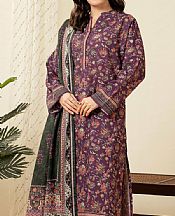 Zeen Wine Berry Khaddar Suit- Pakistani Winter Clothing
