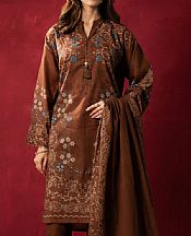 Zeen Brown Lawn Suit- Pakistani Lawn Dress