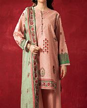 Zeen Peach Lawn Suit- Pakistani Designer Lawn Suits