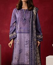 Zeen Lavender Lawn Suit- Pakistani Lawn Dress