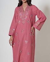 Zeen Tulip Pink Cotton Slub Suit (2 Pcs)- Pakistani Designer Lawn Suits