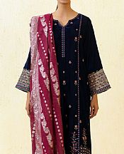 Zeen Mirage/Berry Velvet Suit- Pakistani Winter Clothing