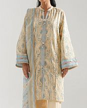 Zeen Tan Lawn Suit- Pakistani Lawn Dress