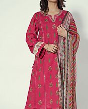Magenta Lawn Suit- Pakistani Designer Lawn Dress