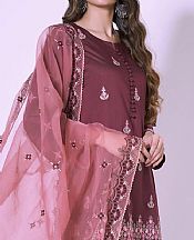 Wine Red Cotton Suit- Pakistani Designer Lawn Dress