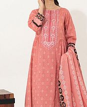 Zellbury Coral Cambric Suit (2 Pcs)- Pakistani Winter Clothing