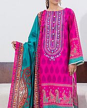 Zellbury Hot Pink Cambric Suit (2 Pcs)- Pakistani Winter Clothing
