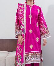 Zellbury Hot Pink Cambric Suit- Pakistani Winter Dress