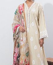 Zellbury Ivory Cambric Suit- Pakistani Winter Clothing