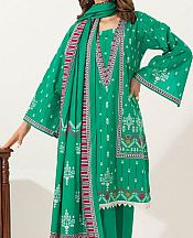 Zellbury Emerald Green Cambric Suit- Pakistani Winter Dress