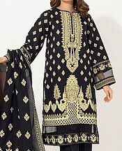 Zellbury Black Cambric Suit- Pakistani Winter Clothing